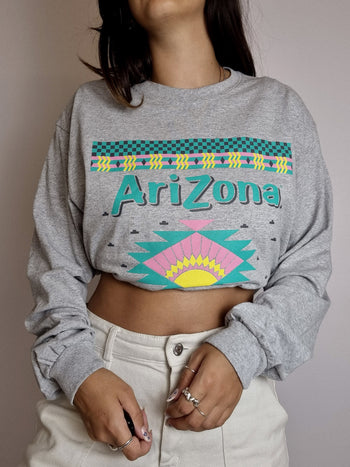 Pull vintage gris Arizona