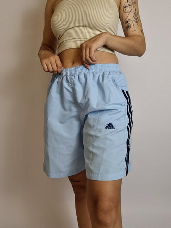 Adidas XL Vintage hellgraue Shorts