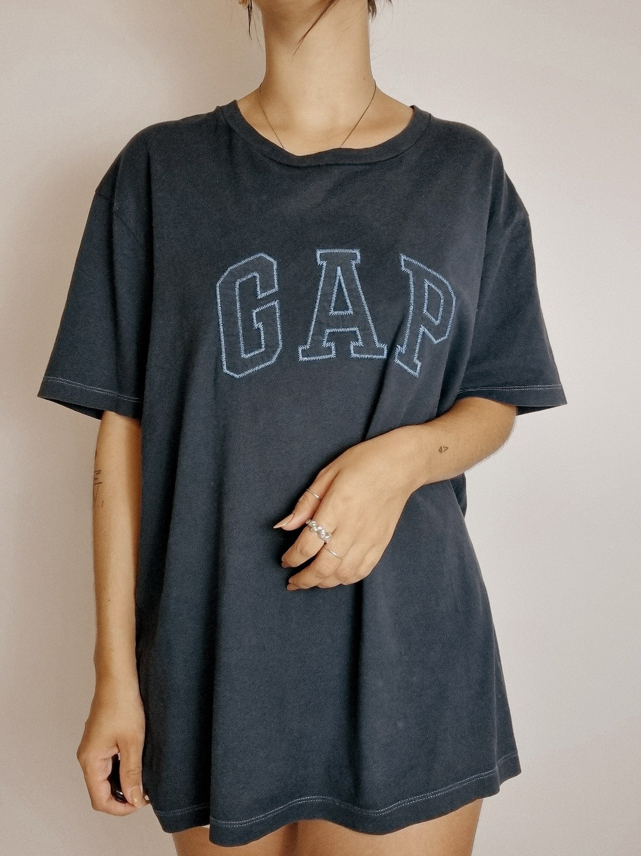 T-shirt vintage GAP bleu foncé M