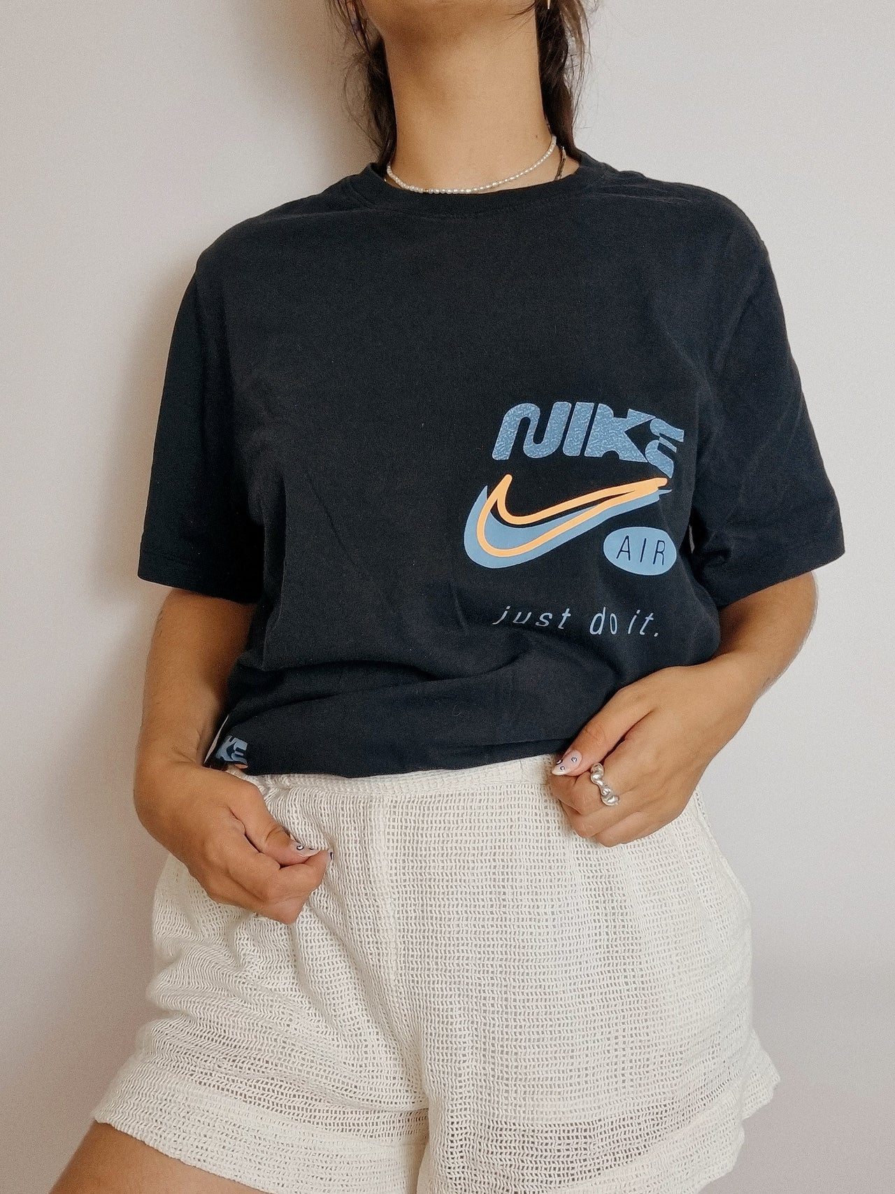 T-shirt vintage noir Nike L