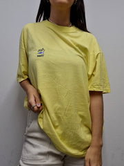 T-shirt vintage jaune L