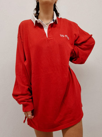 Polo Ralph Lauren vintage épais rouge L