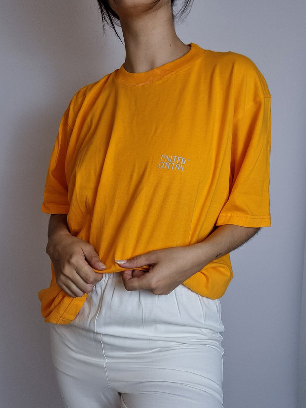 T-shirt vintage orange L