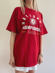 T-shirt vintage américain rouge XL