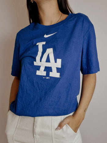 T-shirt vintage Nike bleu S