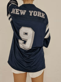 Vintage amerikanisches Trikot blau New York M