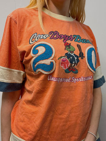 T-shirt vintage orange M