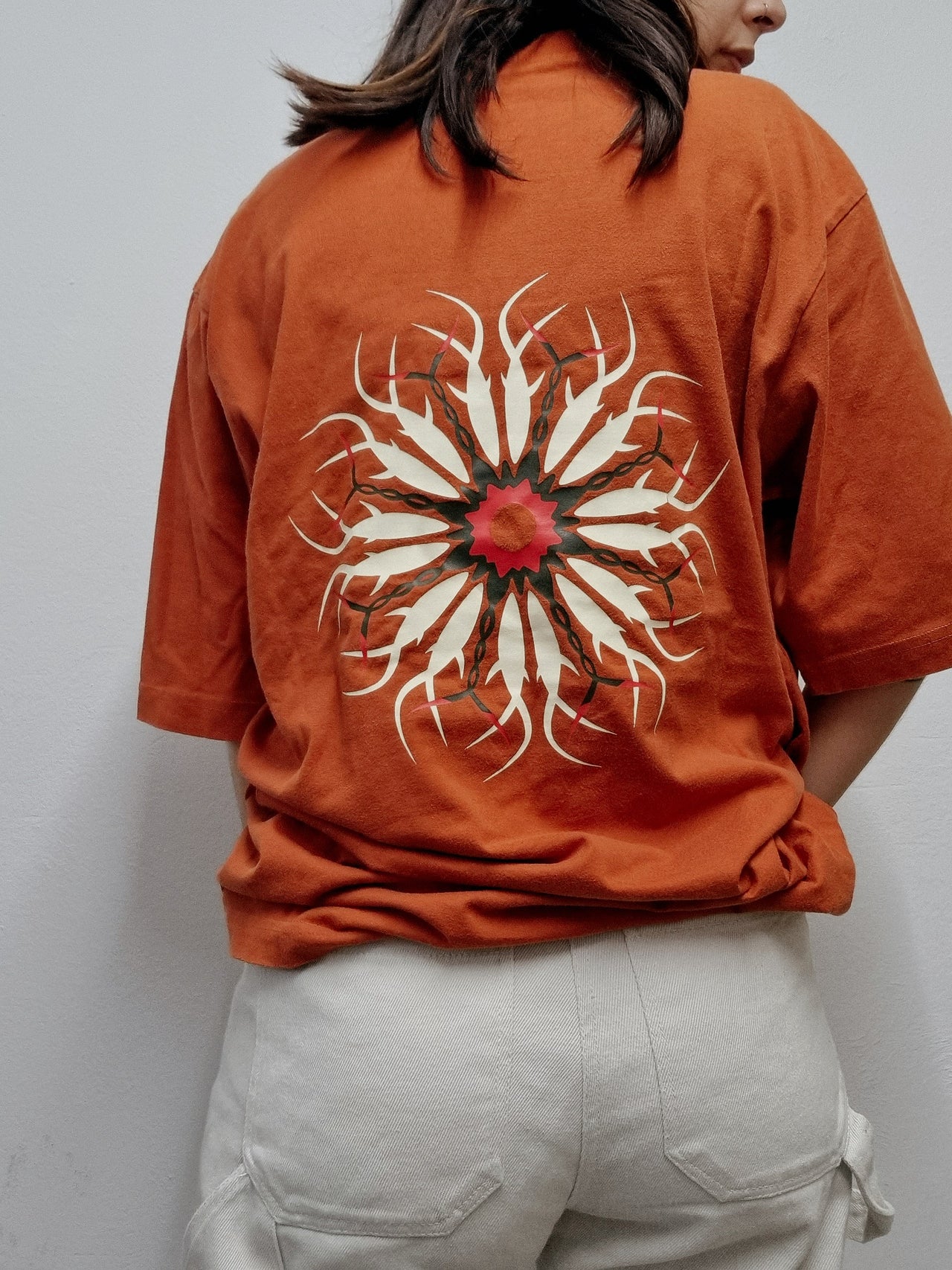 T-shirt vintage orange XL