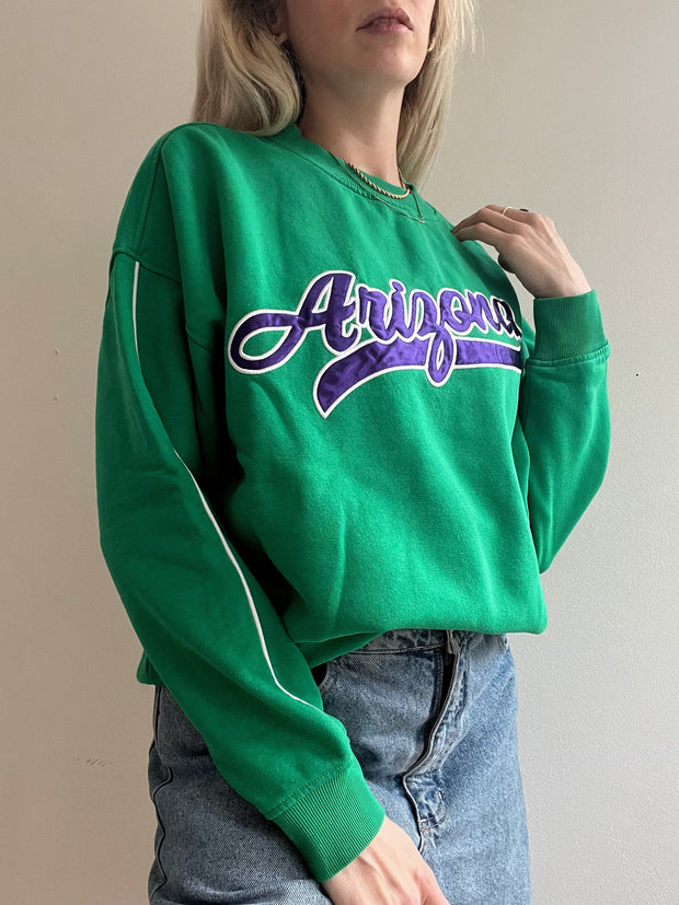 Pull américain Arizona vert et violet S