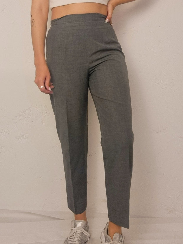 Pantalon vintage gris foncé taille 36