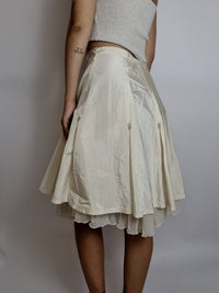 Cremefarbener Vintage-Rock S