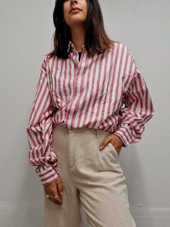 Vintage 80/90s shirt purple/blue/mustard M