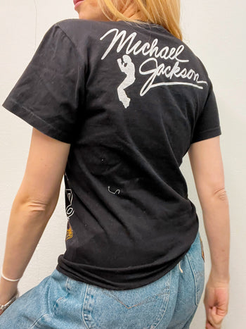 T-shirt noir Michael Jackson S