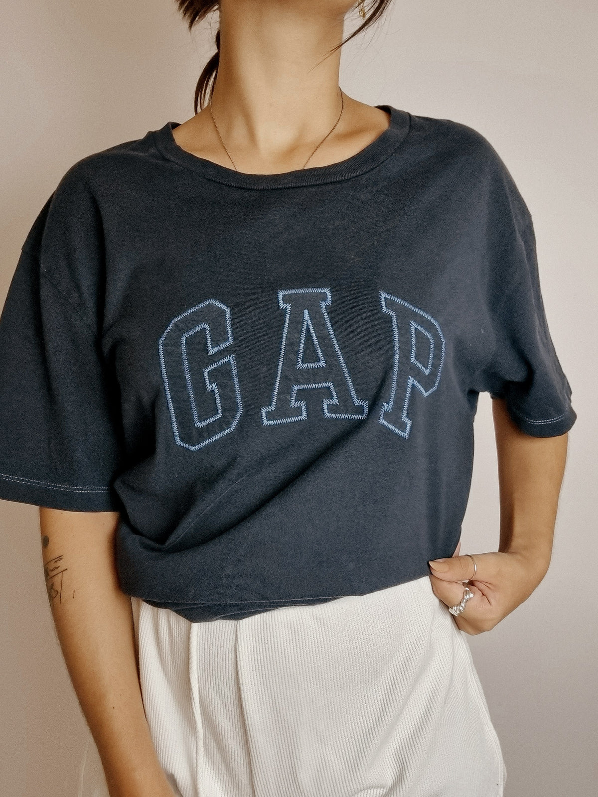 GAP vintage t-shirt dark blue M
