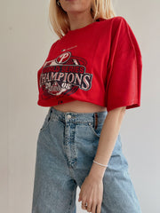 T-shirt vintage américain rouge  XL