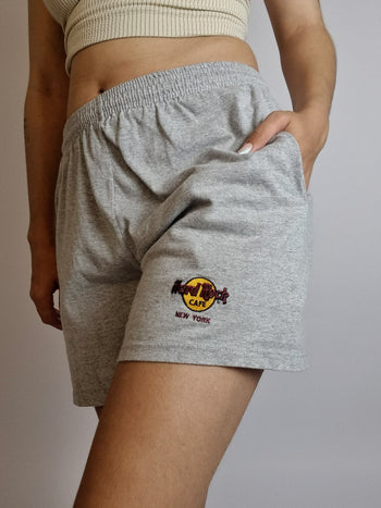 Short vintage  gris clair Hard Rock Cafe M