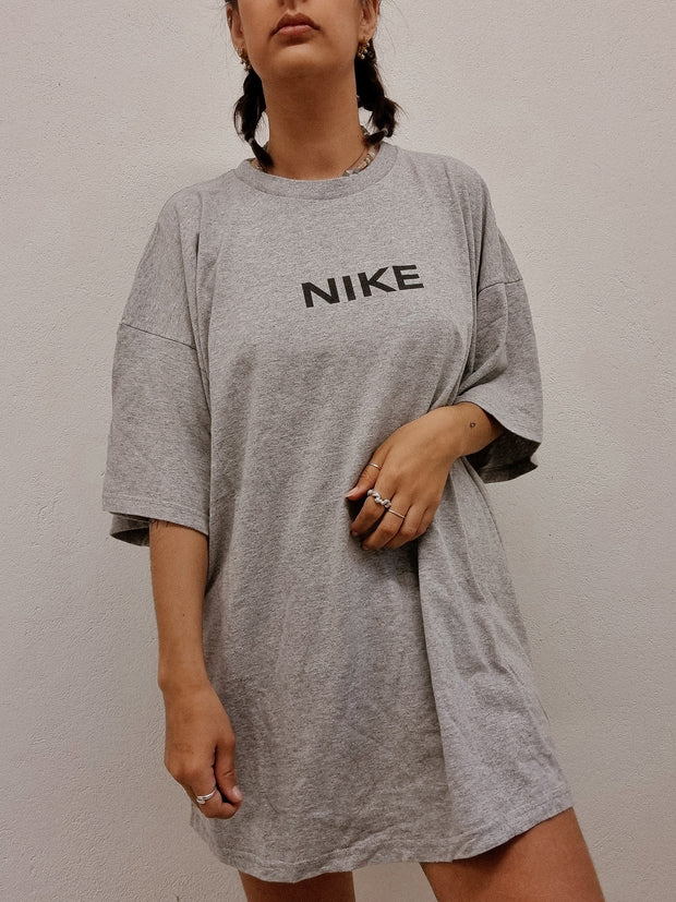 T-shirt vintage gris clair Nike XXL