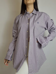 Vintage 80/90s shirt purple/blue/mustard M