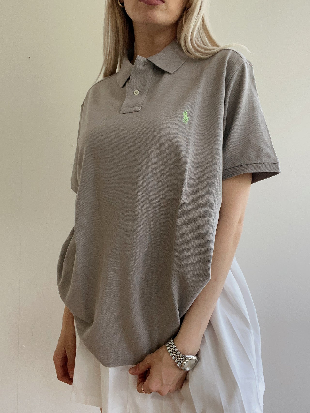 Polo Ralph Lauren gris beige L