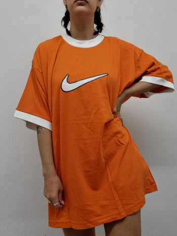 Vintage orangefarbenes Nike XL T-Shirt