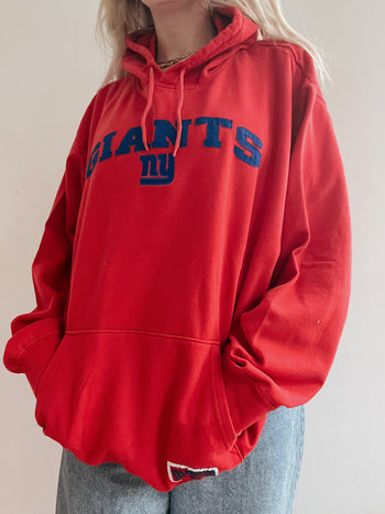 Pull vintage américain rouge NFL XL