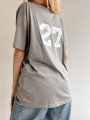 T-shirt vintage gris clair Nike XL