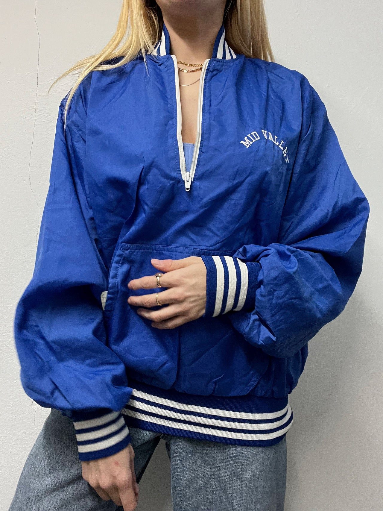 Veste bomber américaine bleue XL