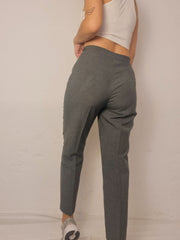 Pantalon vintage gris foncé taille 36