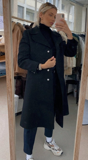 Black Weekday L Coat