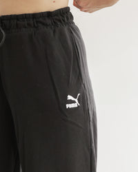 Schwarze Jogginghose Puma „Classics Relaxed Jogger“ L