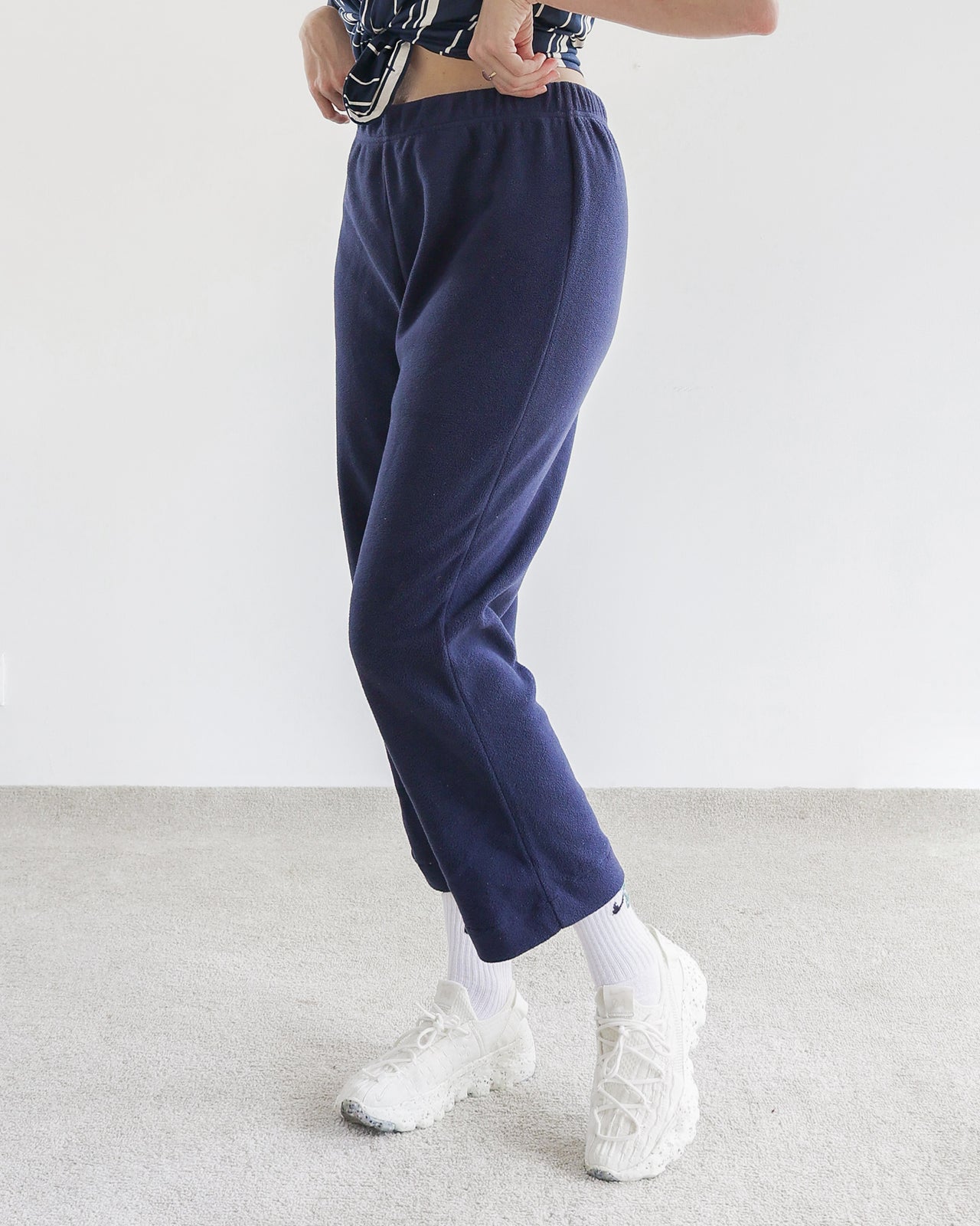 Blue fleece pants S