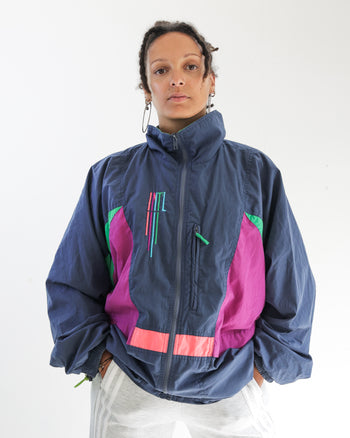 Veste de jogging vintage Lotto bleue marine L