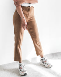 Kamelwildlederhose 34/36 EUR