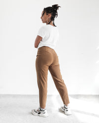 Kamelwildlederhose 34/36 EUR