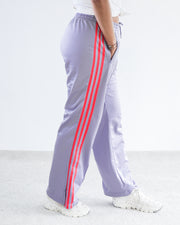 Pantalon de jogging Adidas mauve et rouge M