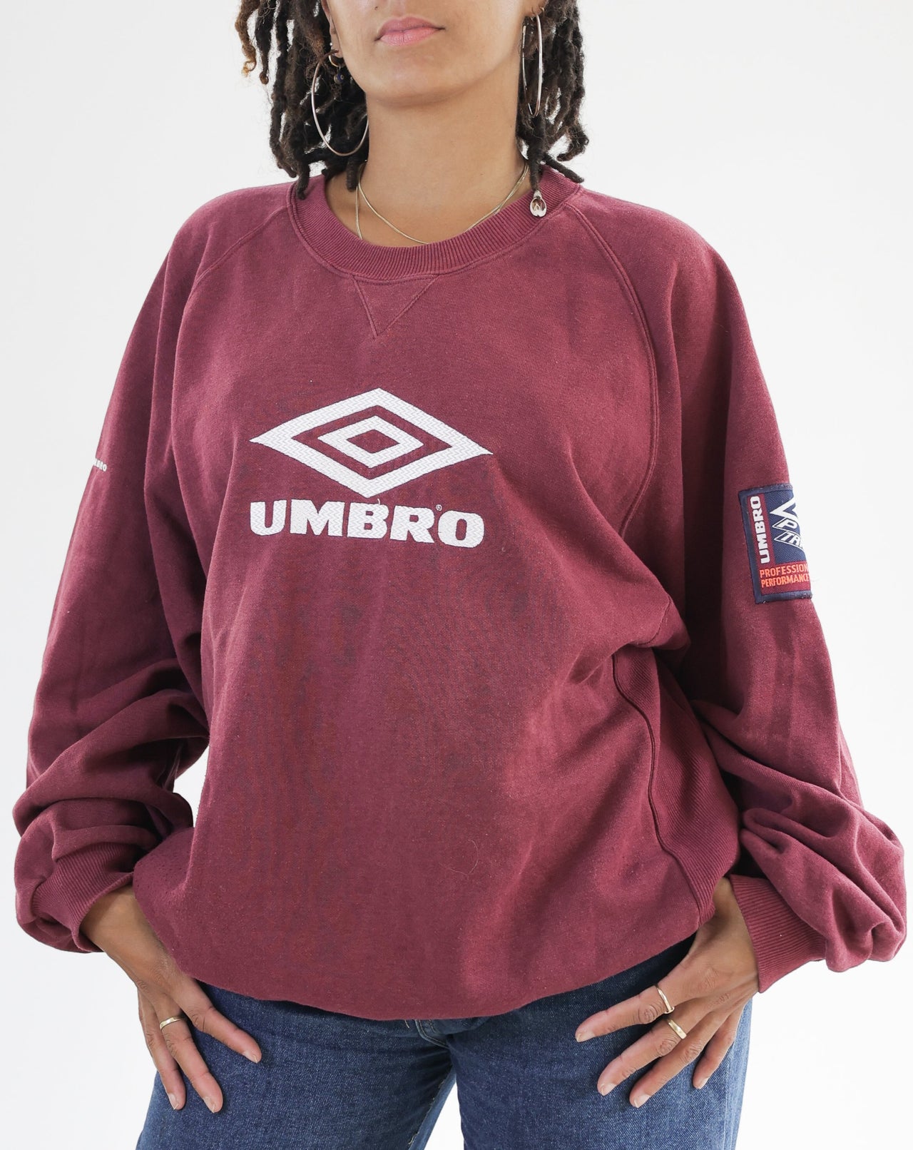 Pull Umbro bordeaux L