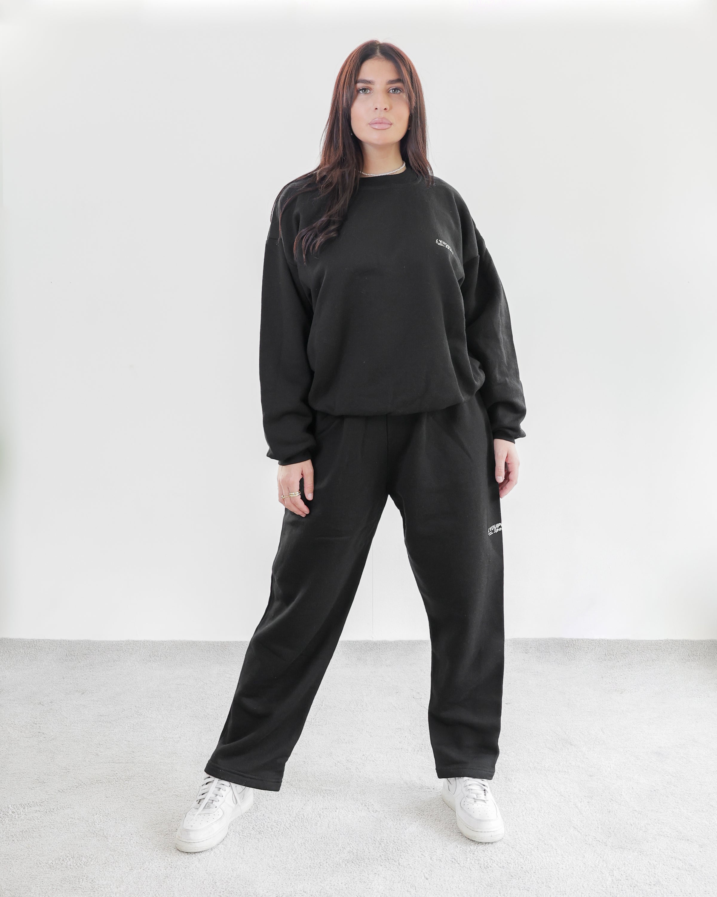 Ensemble de jogging noir L'équipe Sport M