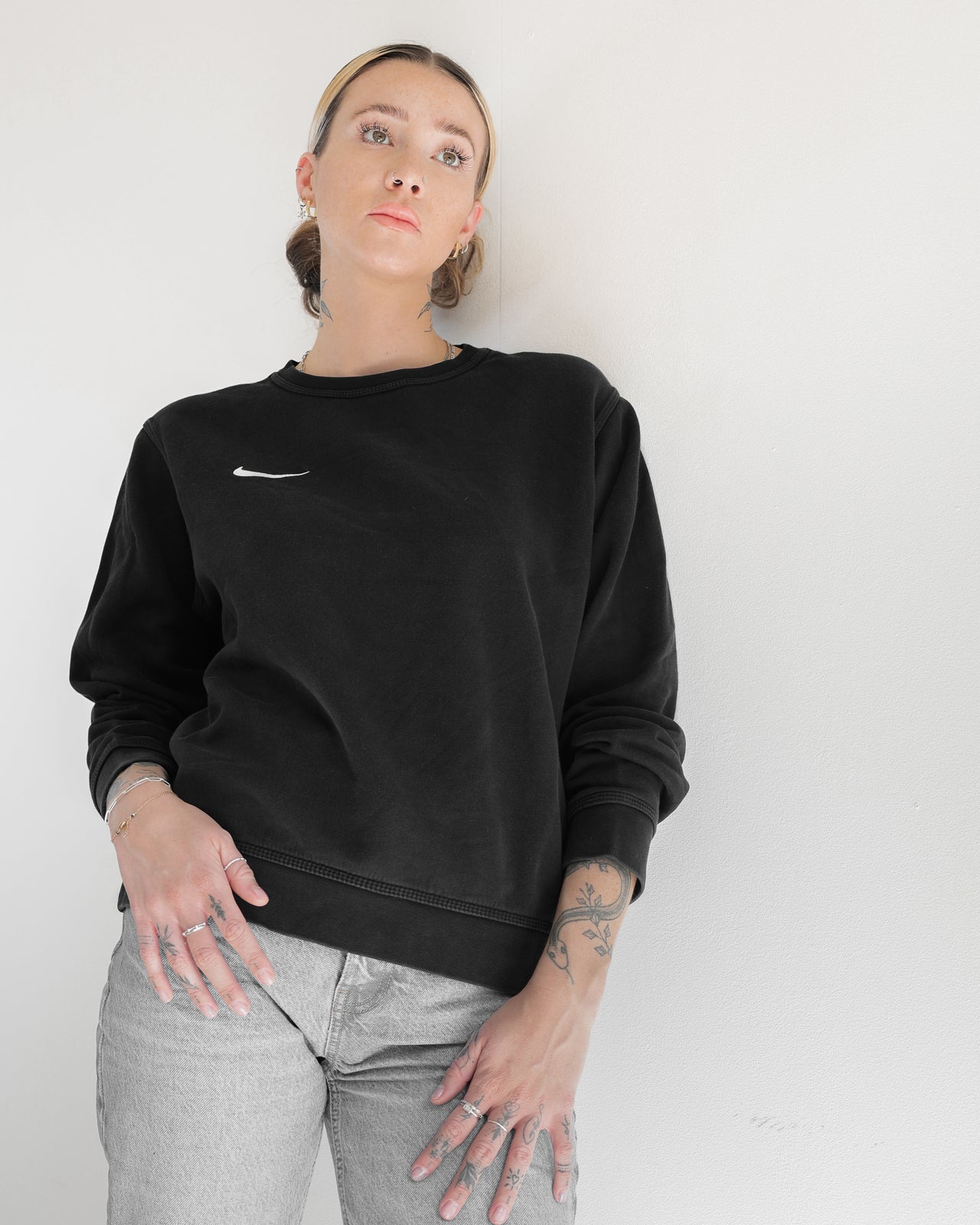 Schwarzer Nike Pullover M