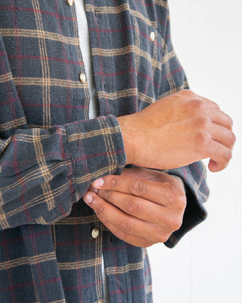 Vintage Brown Check Shirt XL