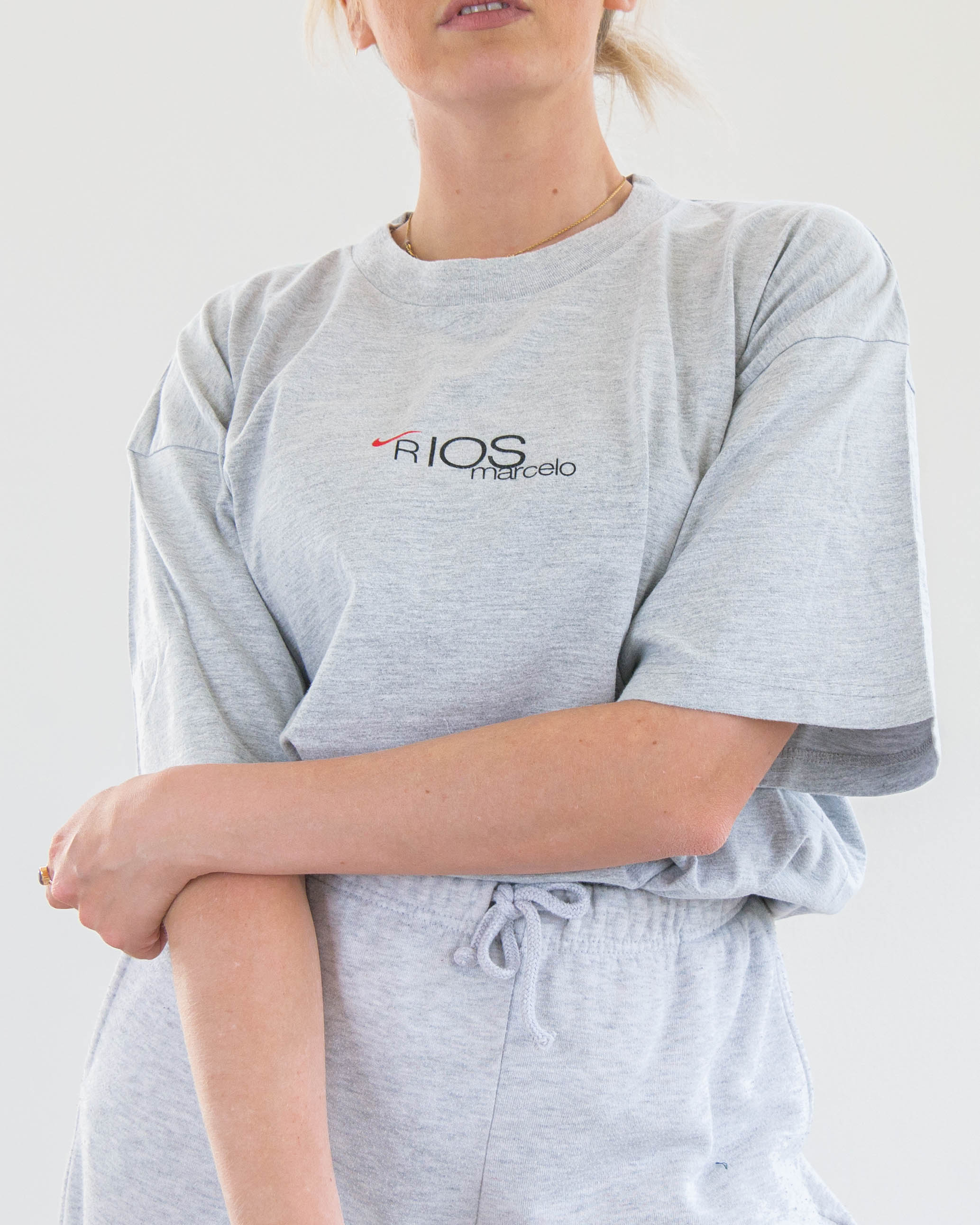 E. T-shirt gris "Rios Marcelo" Nike L