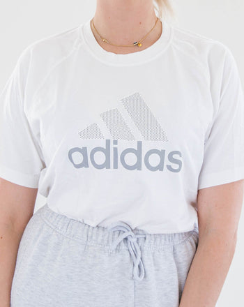 White Adidas M T-Shirt