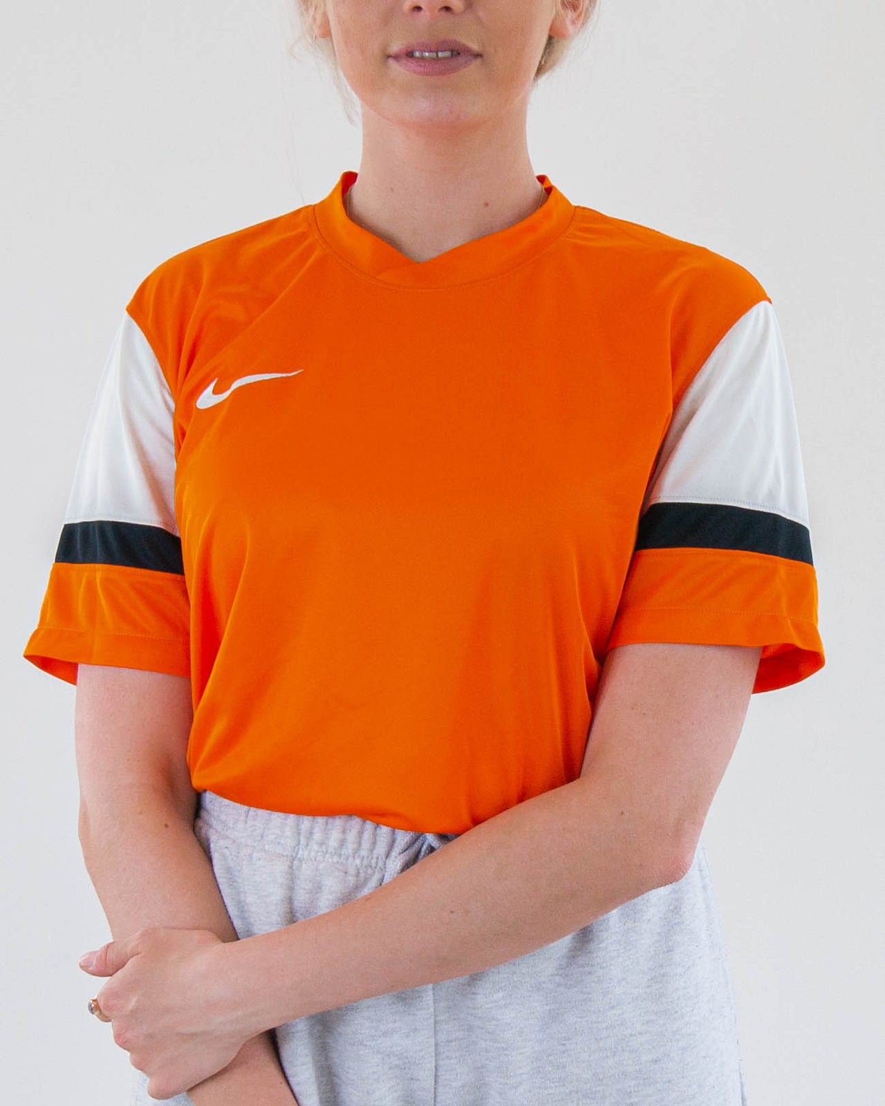 T-shirt orange Nike S