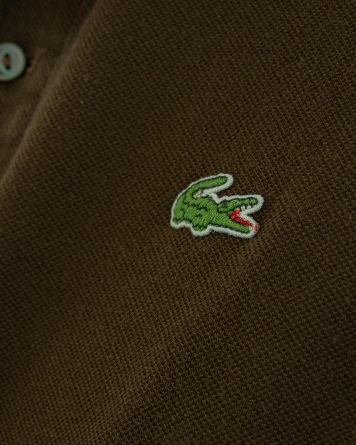 Polo à manches longues brun Lacoste L