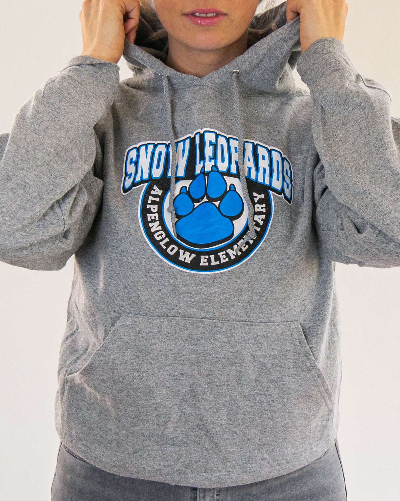 USA grauer „Snow Leopards“ Pullover M