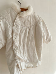 Weiße Daunenjacke Yves Saint Laurent 1 Jahr