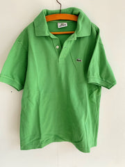 Polo manches courtes vert Lacoste 10-12 ans