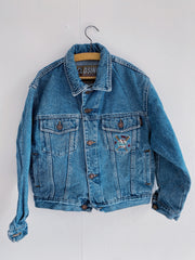Veste en jeans brodée 6-8 ans