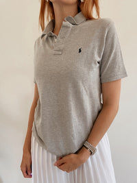 Polo Ralph Lauren gris clair S