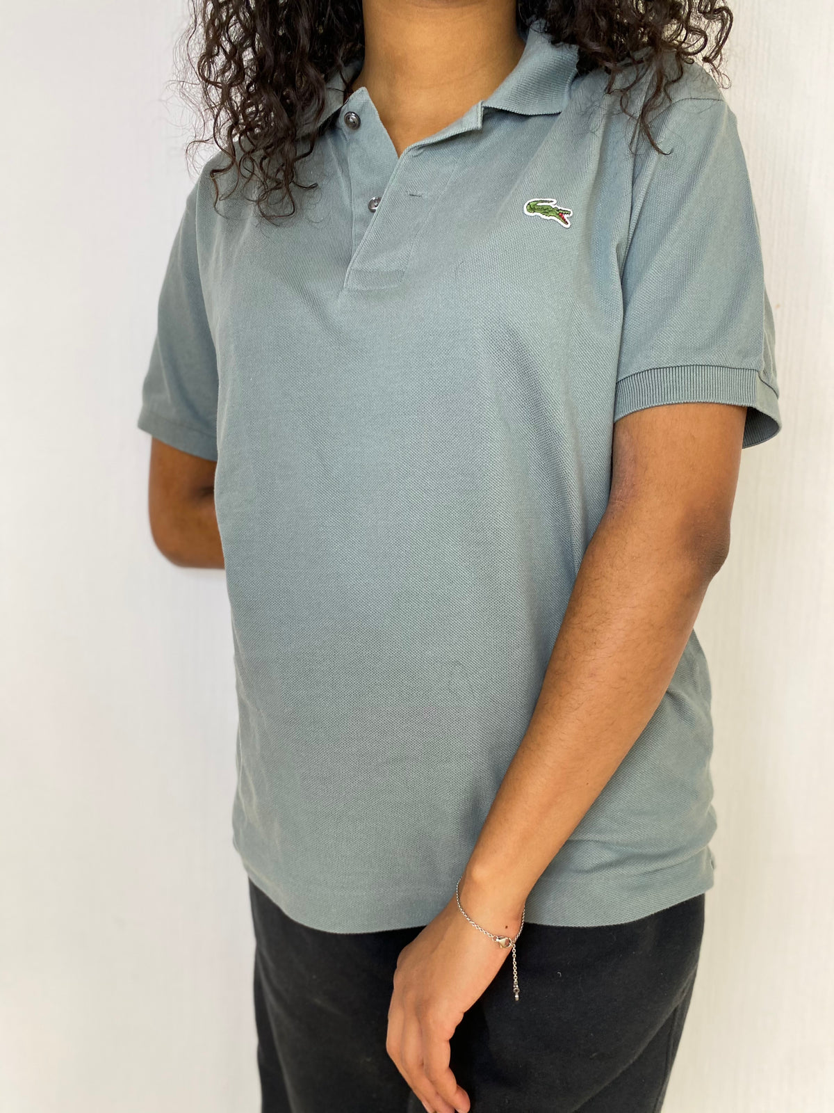 Polo à manches courtes khaki Lacoste S/M
