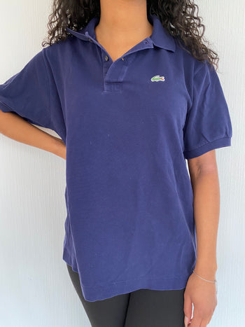 Dark blue Lacoste L short sleeve polo shirt